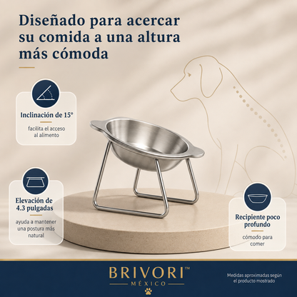 Brivori™ - Comedero Elevado Ergonómico