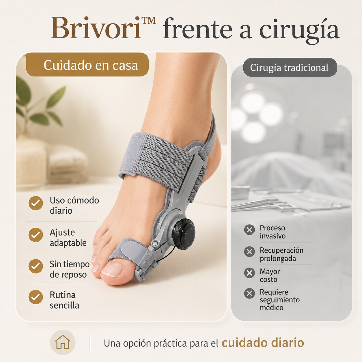 Brivori™ - Corrector Ajustable para Juanetes