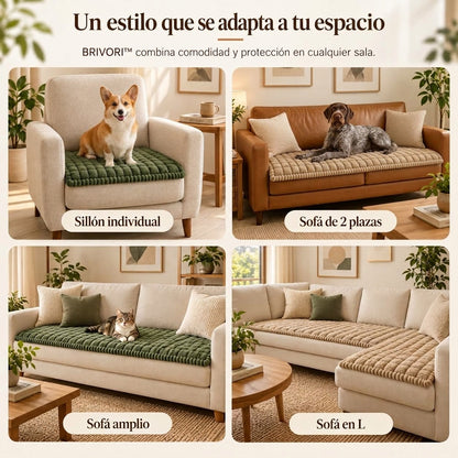 Brivori™ - Funda Antideslizante de Sofá para Mascotas