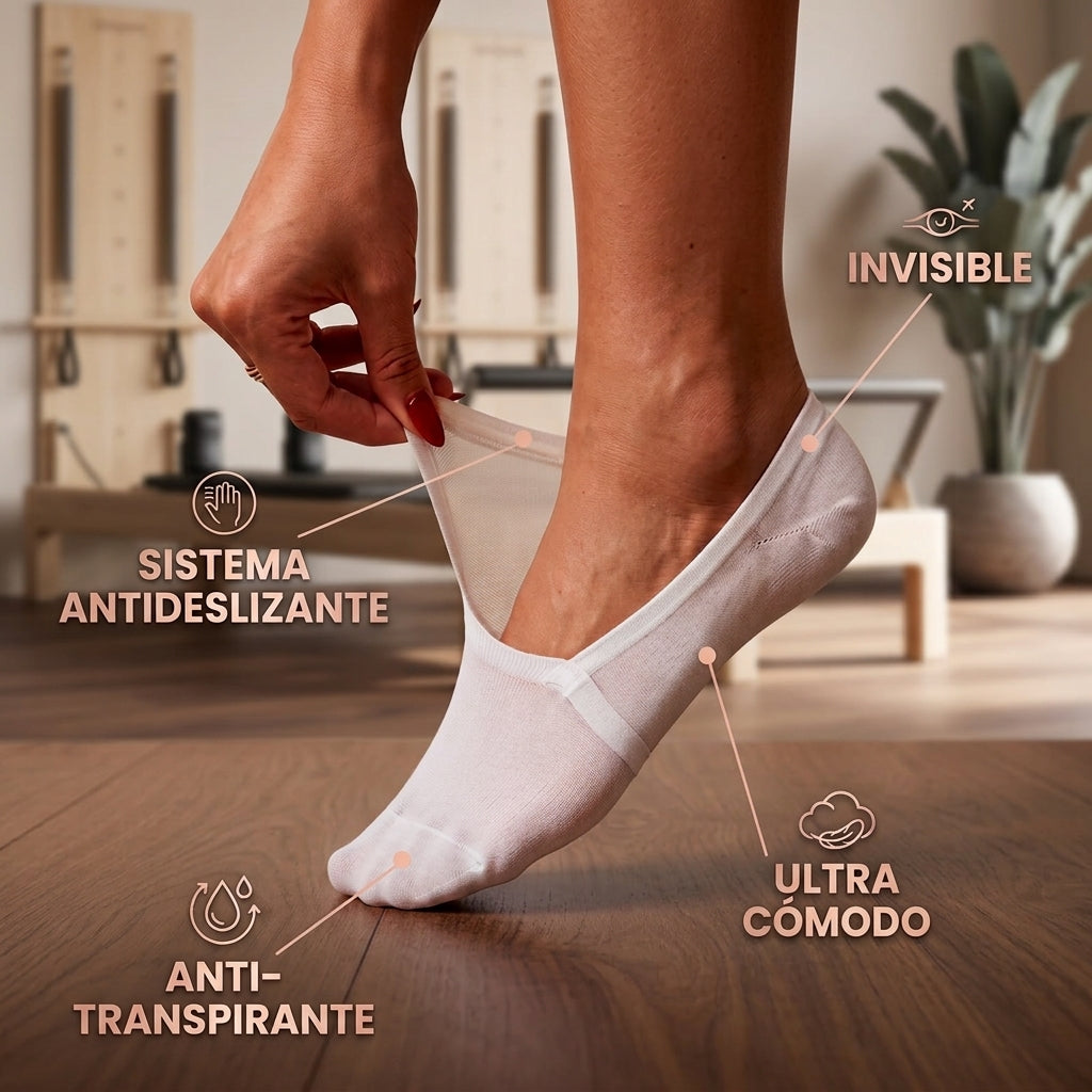 Brivori™ - Calcetines Invisibles de Algodón