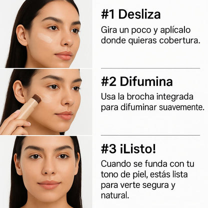 VeluSkin™ – Base inteligente con tono adaptable