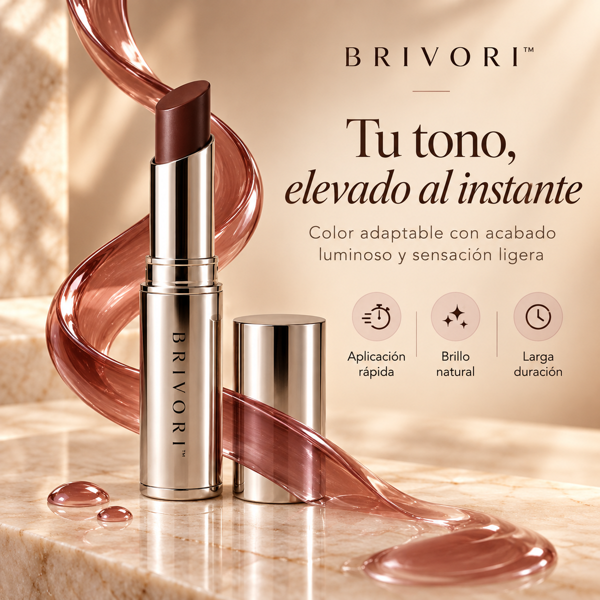 Brivori™ - Labial Cremoso Satinado