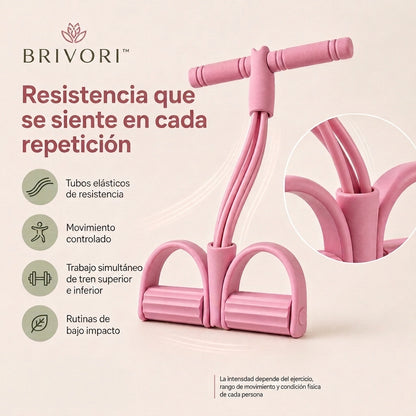 Brivori™ - Banda de Resistencia con Pedales para Ejercicio