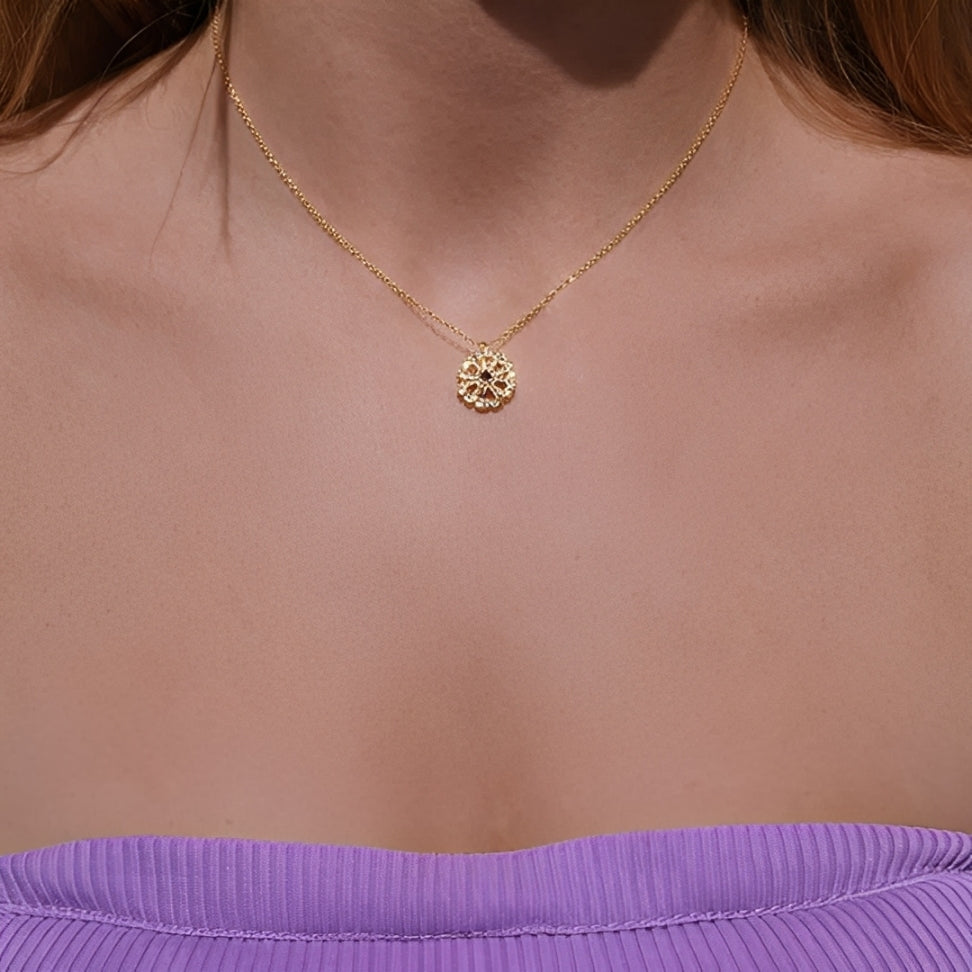 LUNARIA™ - Rosa Eterna y Collar Trébol