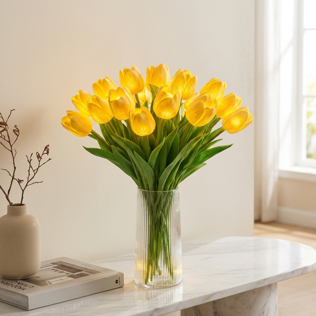 TULIVARA™ - Ramo de tulipanes resplandecientes