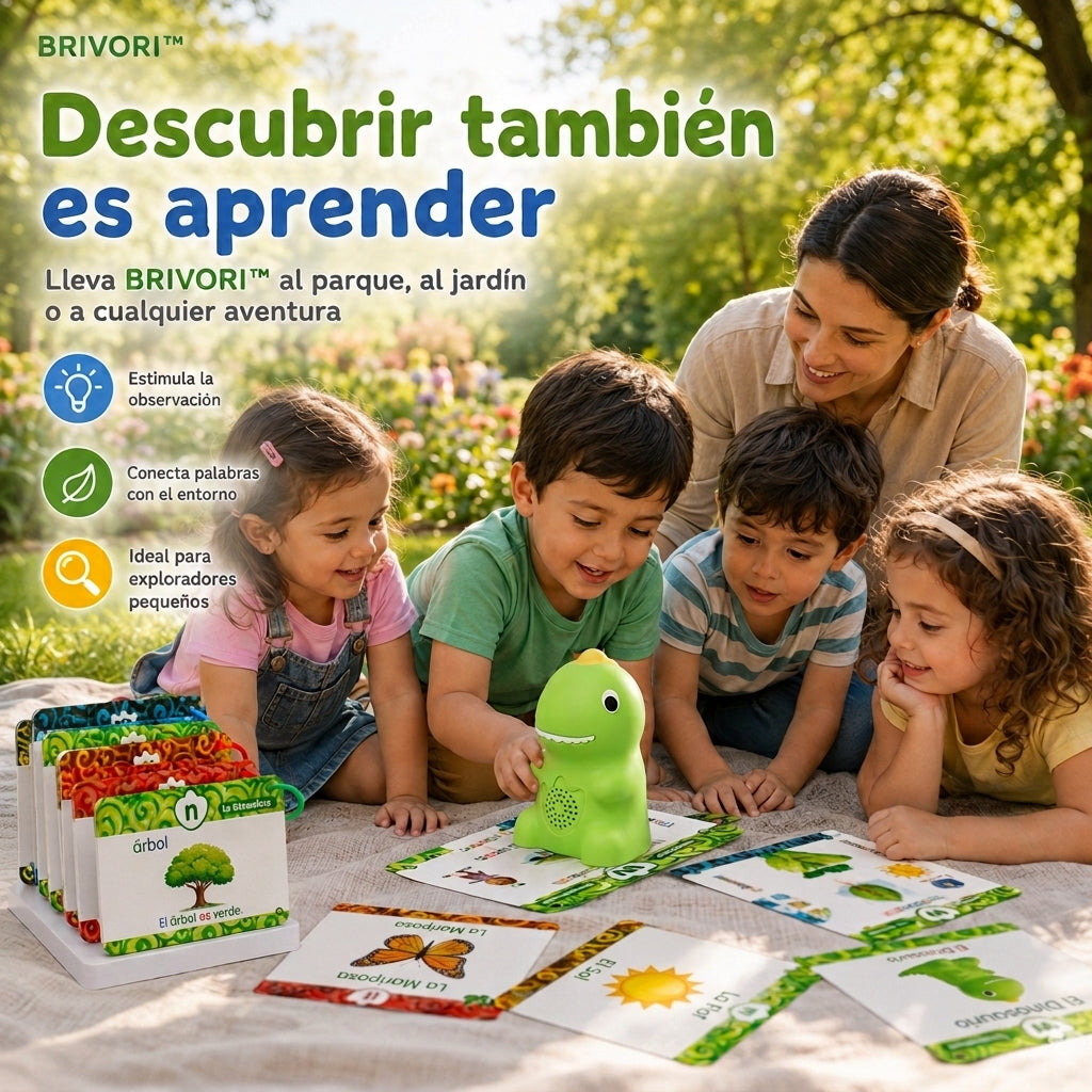 Brivori™ - Tarjetas Educativas Parlantes para Estimulación del Habla
