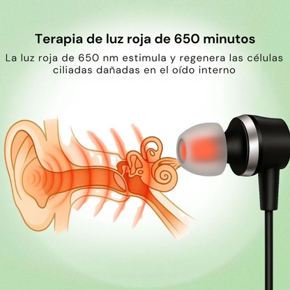 AuriClear™ - Auriculares Terapia Infrarrojo
