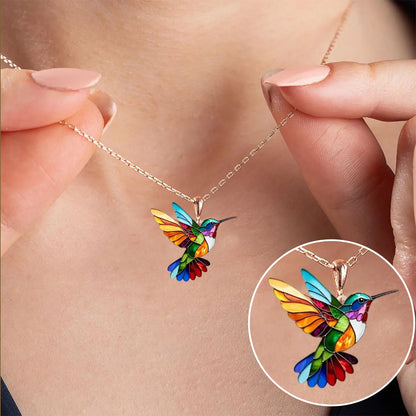 Colibrina™ – Collar multicolor de colibrí