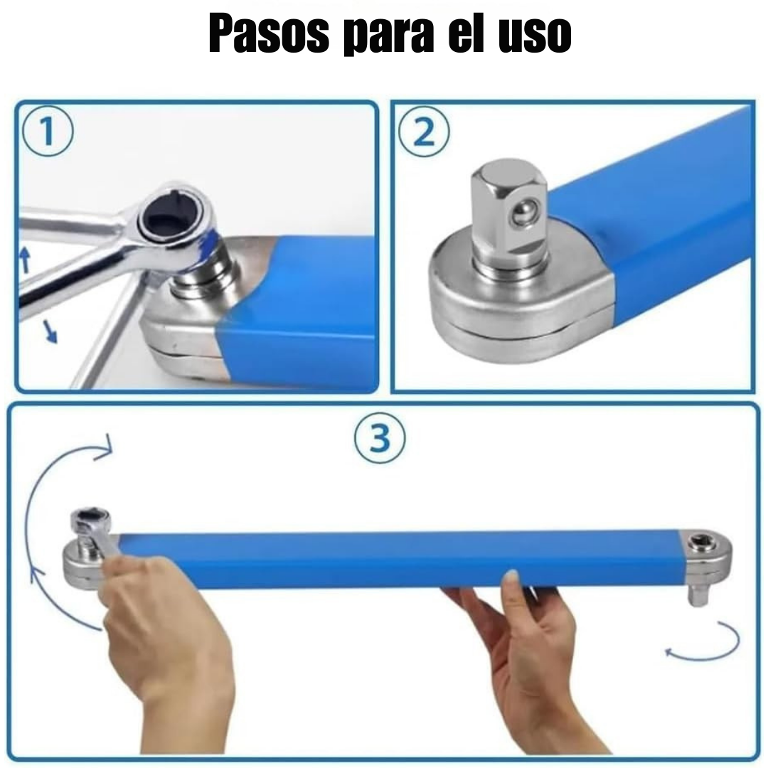 FlexiTorque™ – Llave Extensible para Espacios Difíciles