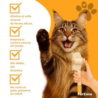 FurEase™ – Cepillo anti-pelos para gatos