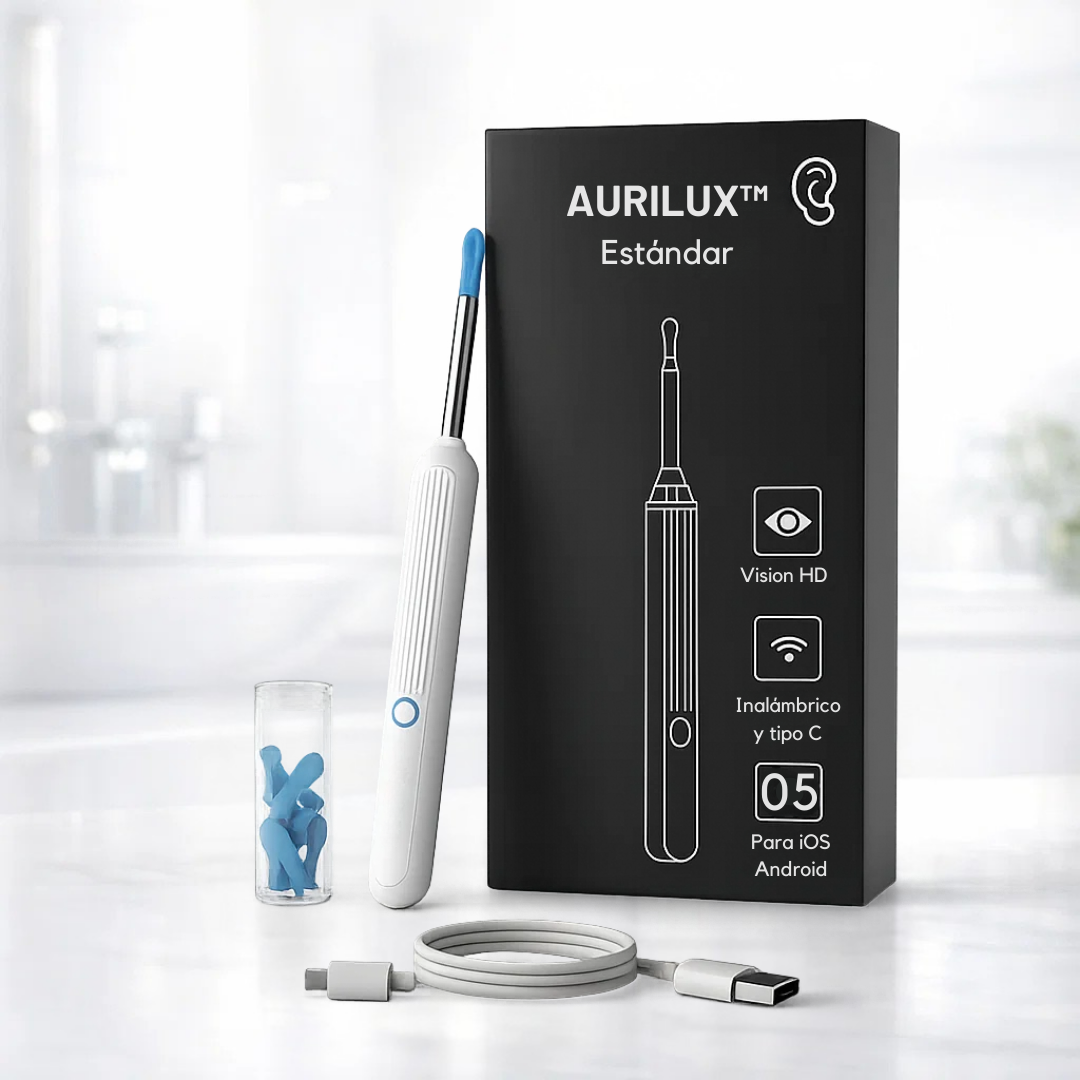AURILUX™ – Limpiador inteligente para los oídos