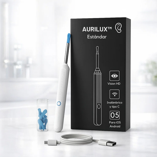 AURILUX™ – Limpiador inteligente para los oídos