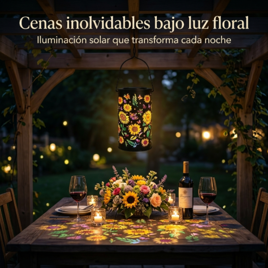 SOLVIRA™ - Linterna solar de jardín