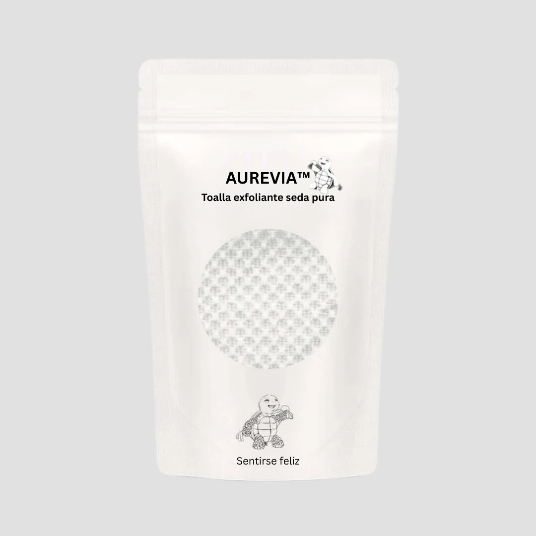 AUREVIA™ - Toalla exfoliante seda pura