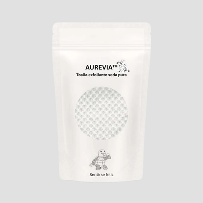 AUREVIA™ - Toalla exfoliante seda pura