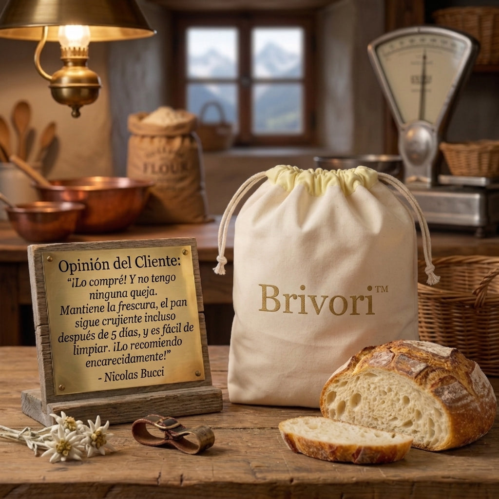 Brivori™ - Bolsa Reutilizable para Pan Dulce y Panecillos