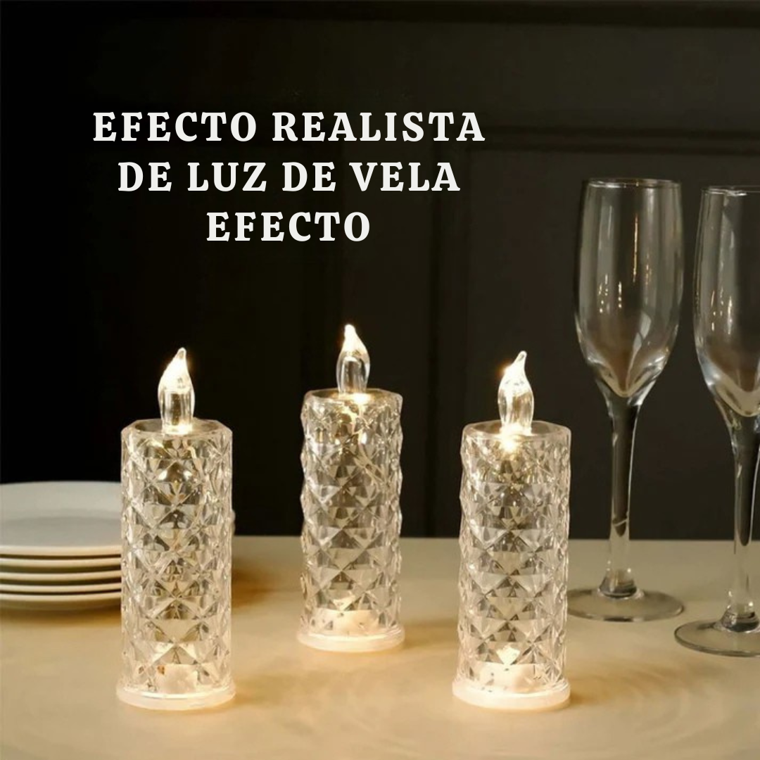 Luminara™ – Elegancia Cristalina sin Fuego