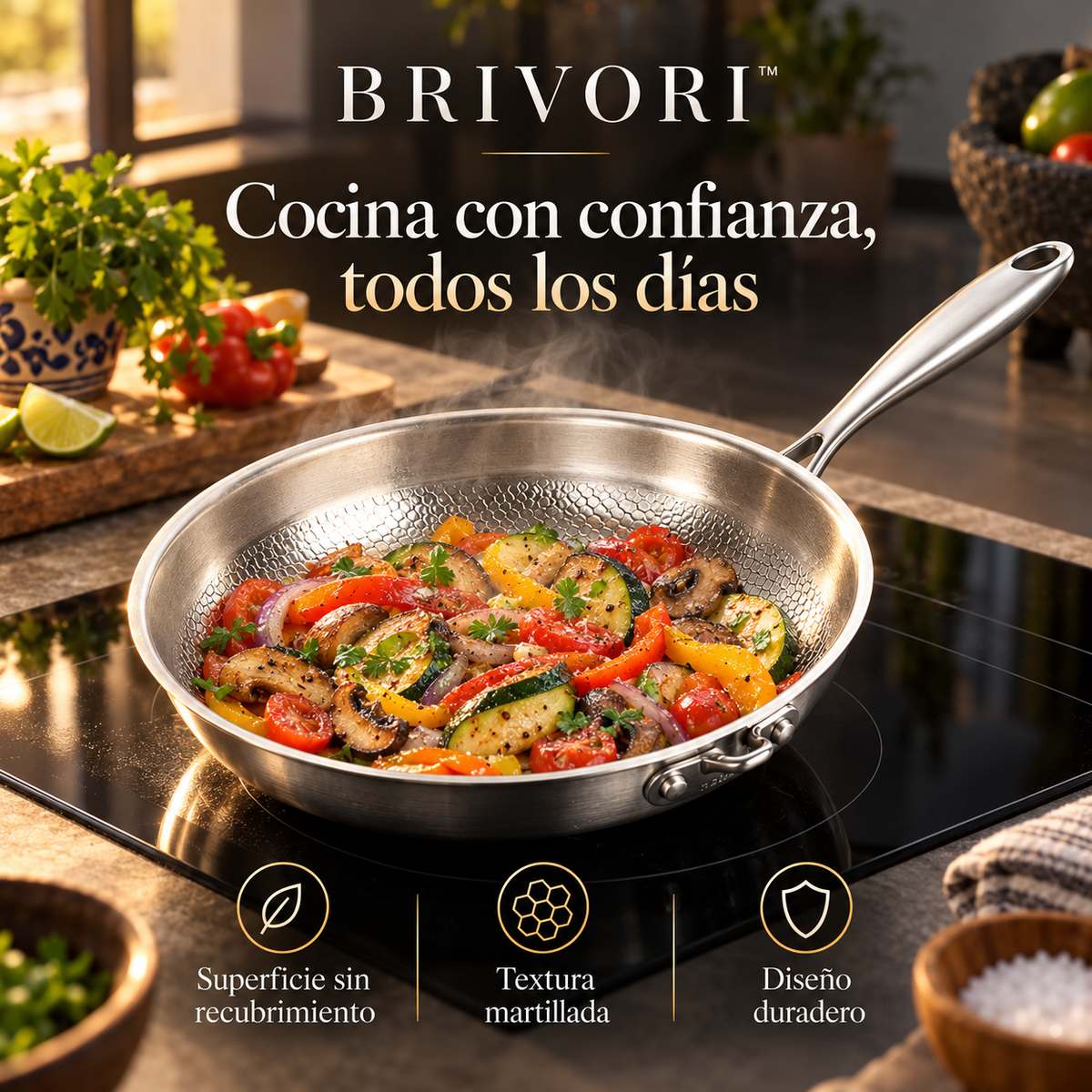 Brivori™ - Sartén de Titanio