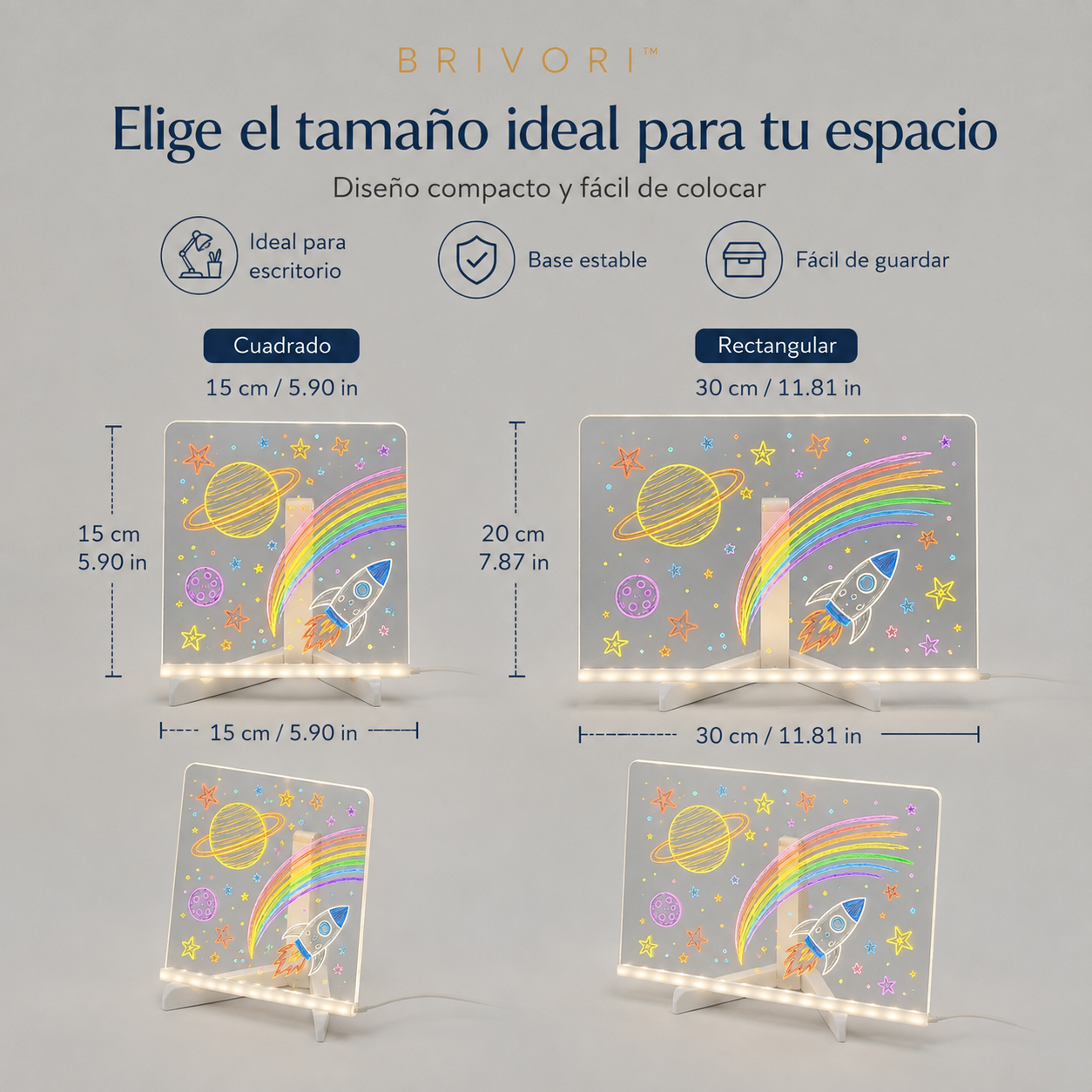 Brivori™ - Tablero LED Creativo