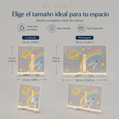 Brivori™ - Tablero LED Creativo