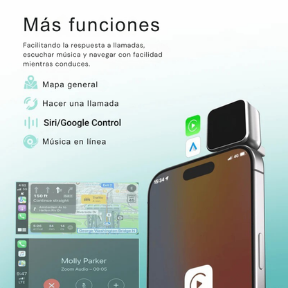 DriveLink™ – Conexión inalámbrica para CarPlay y Android Auto