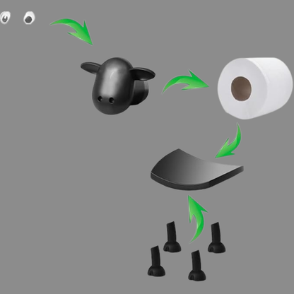 WOOLLO™ - Portarrollos de papel higiénico divertido