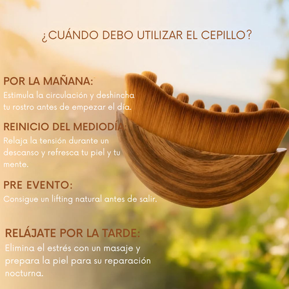 LumiSculpt™ – Cepillo Facial de Drenaje Linfático
