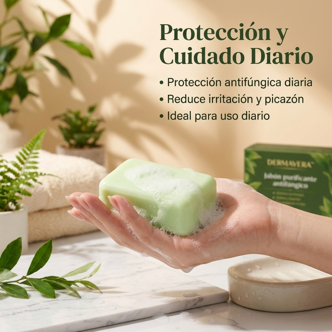 DERMAVERA™ - Jabón purificante antifúngico