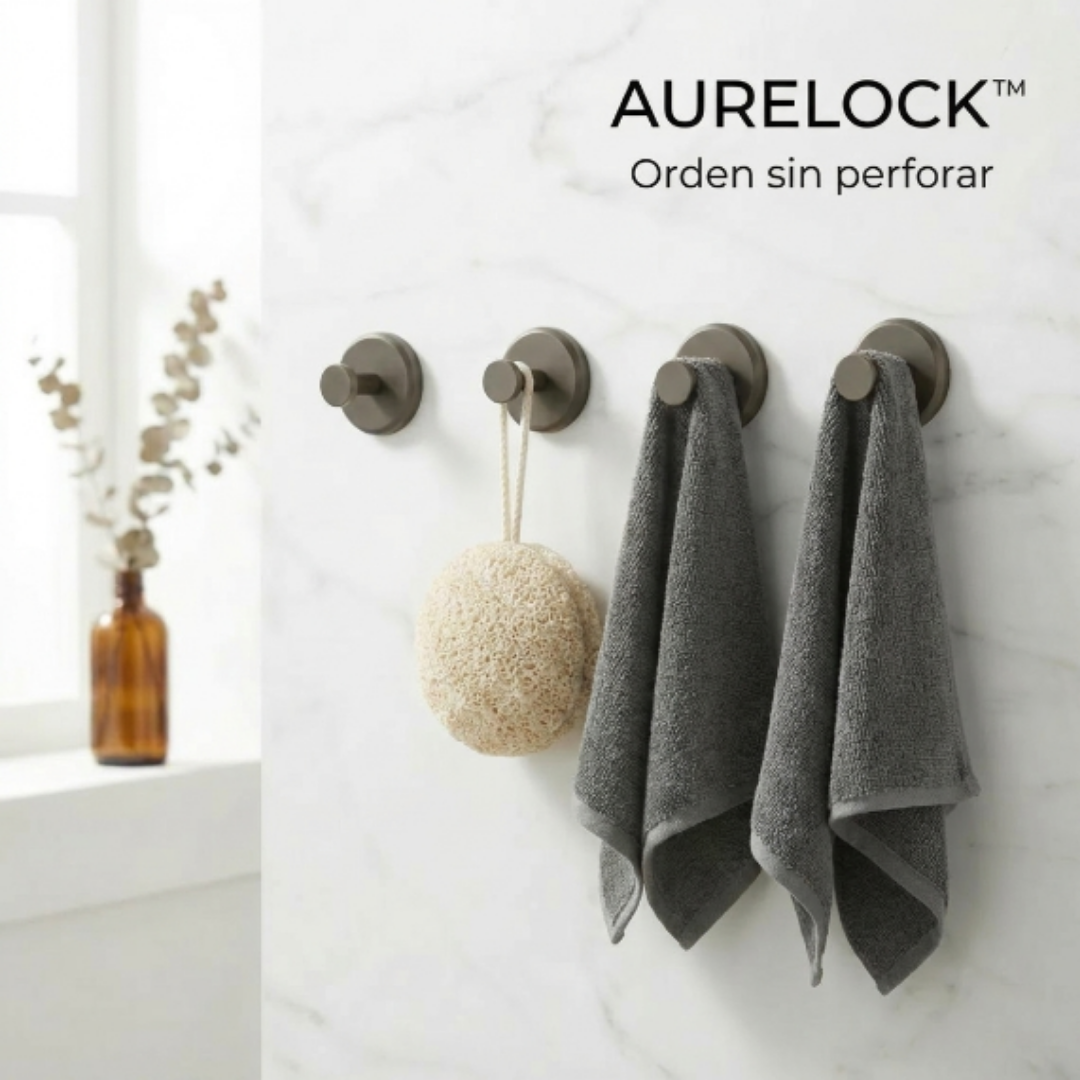 AURELOCK™ - Ganchos de succión con cierre giratorio