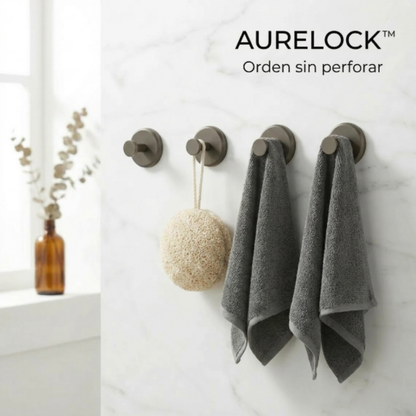AURELOCK™ - Ganchos de succión con cierre giratorio