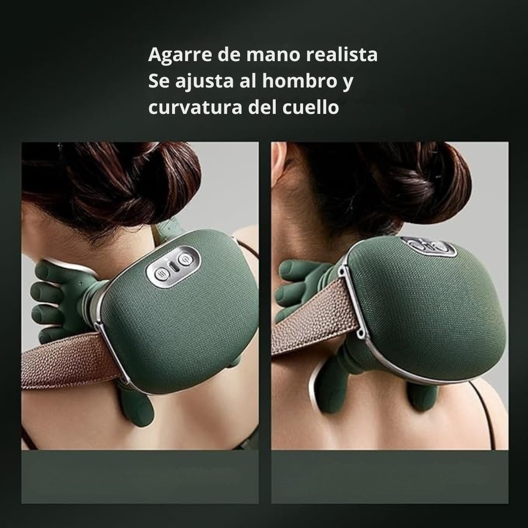 HandEase™ – Masajeador de cuello y hombros de 5 dedos