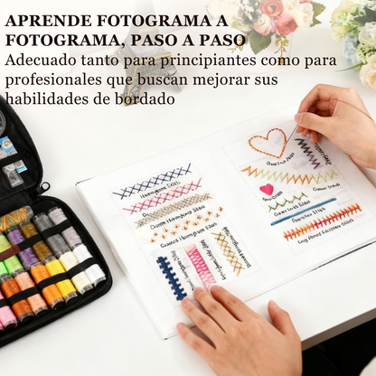 STITCHORA™ – Libro Puntadas Bordado