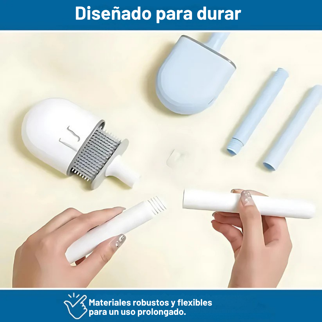 SilvraClean™ – Cepillo de silicona higiénico