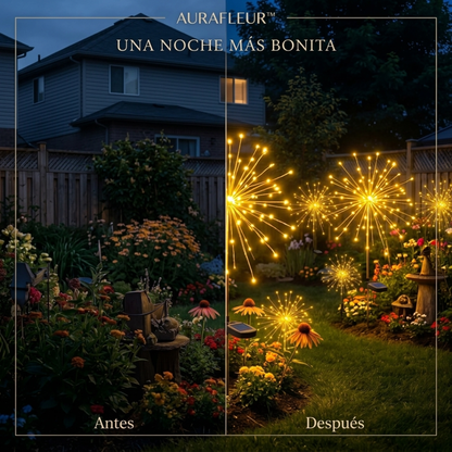AURAFLEUR™ - Lámpara solar de jardín con forma de estrella