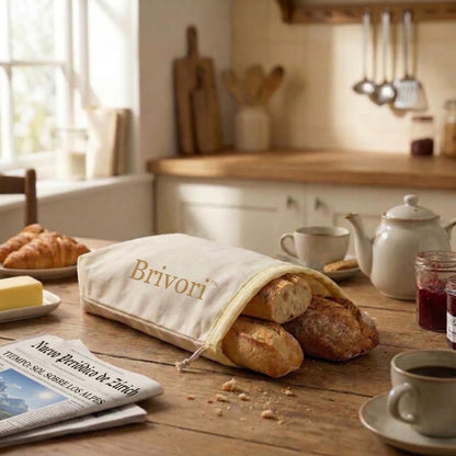 Brivori™ - Bolsa Reutilizable para Pan Dulce y Panecillos