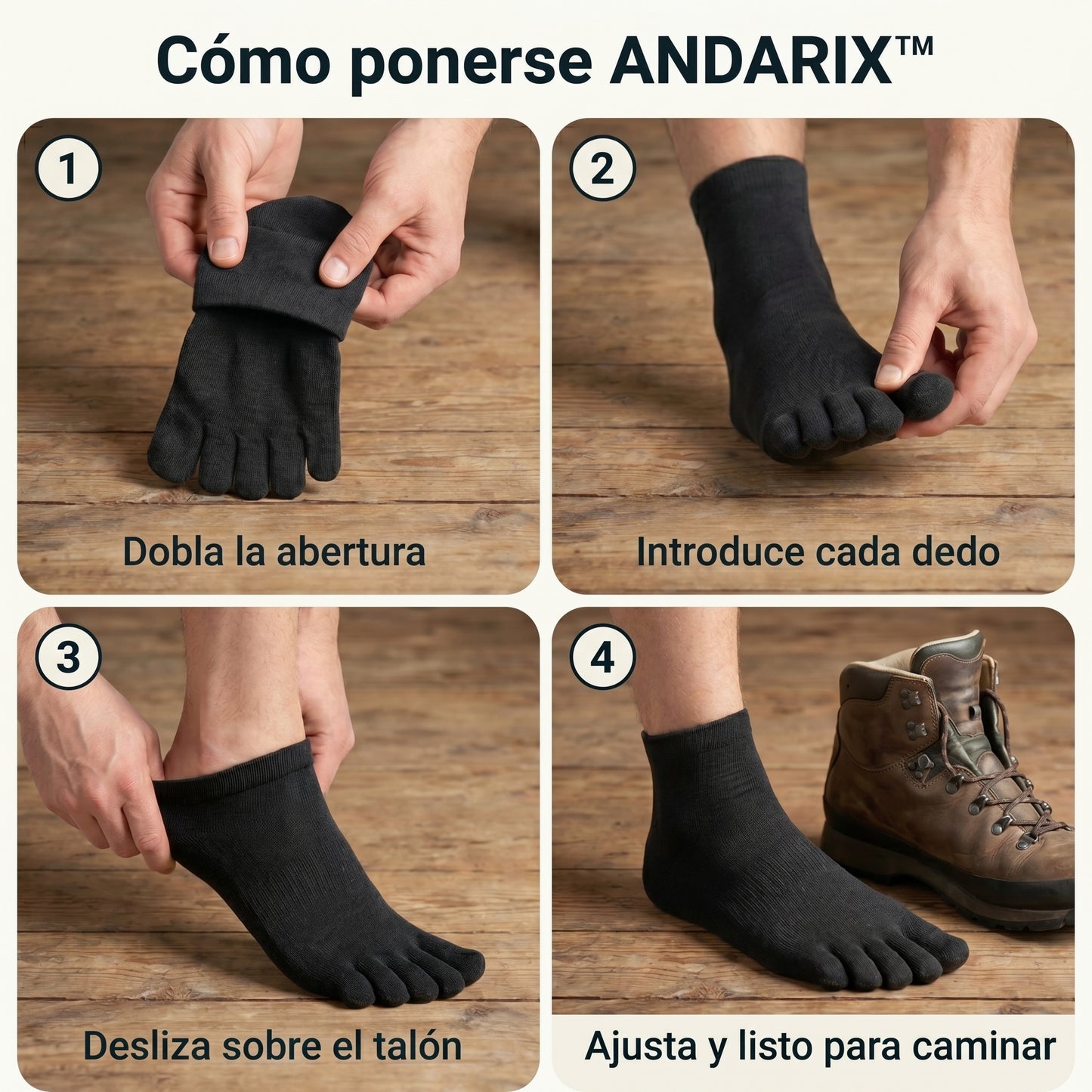 ANDARIX™ - Calcetines Separadores Coolmax