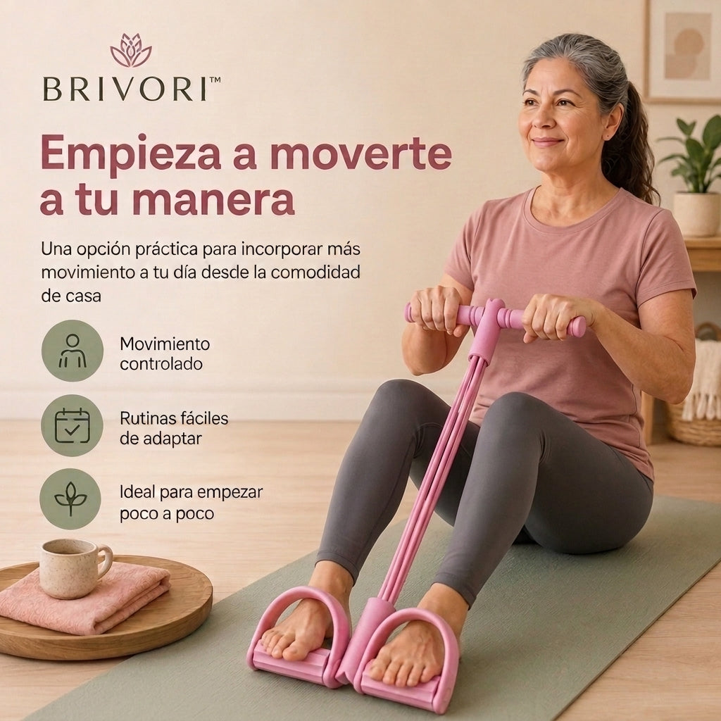 Brivori™ - Banda de Resistencia con Pedales para Ejercicio