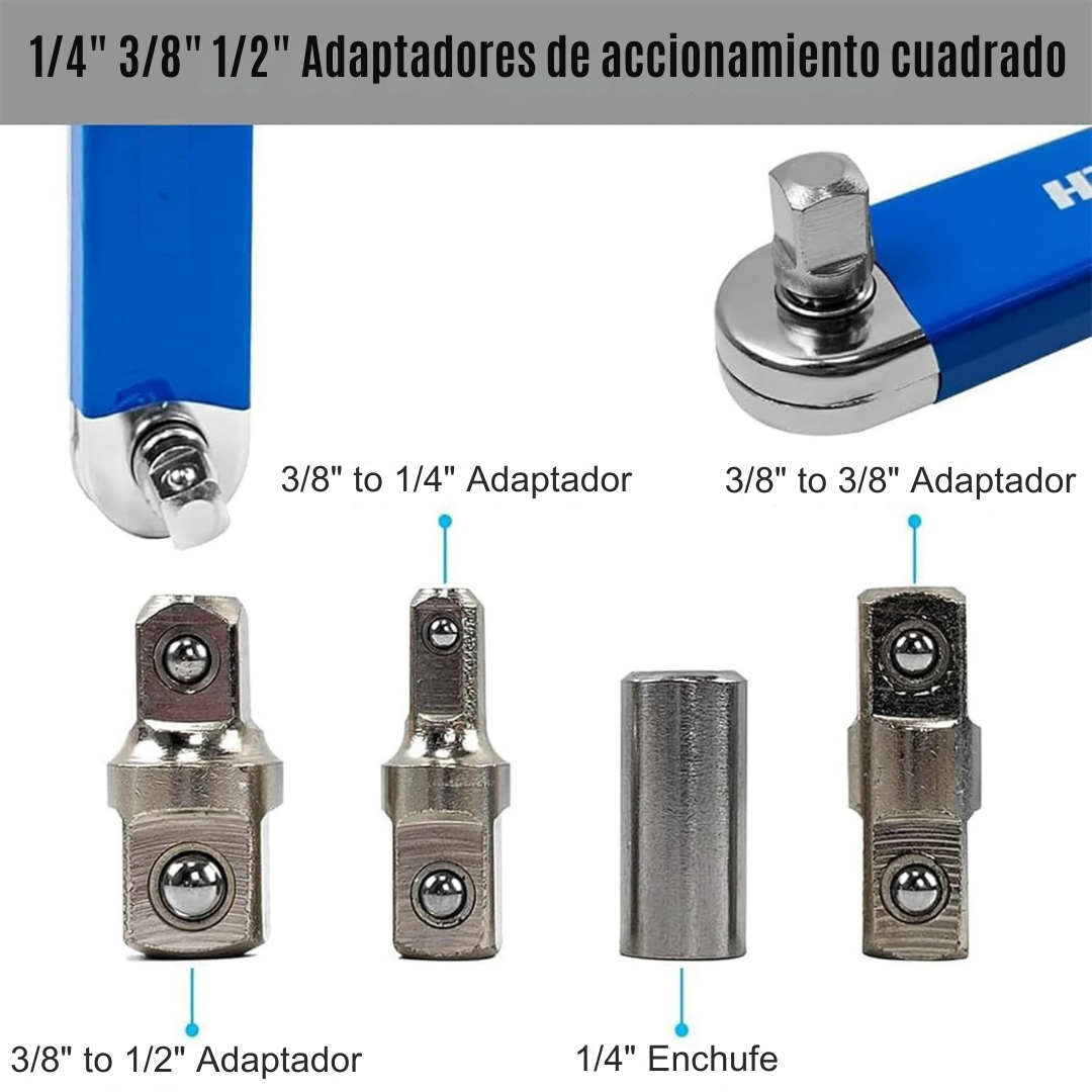 FlexiTorque™ – Llave Extensible para Espacios Difíciles