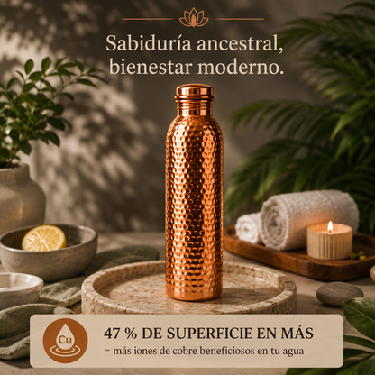 CUVÉRA™ - Botella de agua de cobre puro