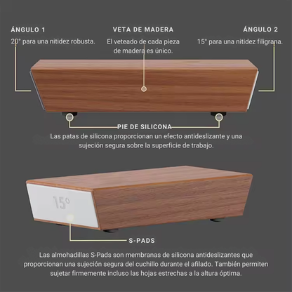 VOLTARE™ – Afilador Magnético de Rodillo