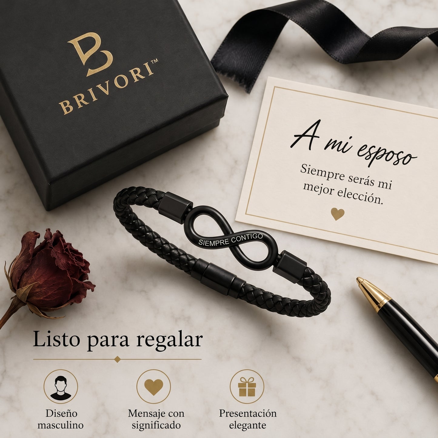 Brivori™ - Pulsera Infinita para Él