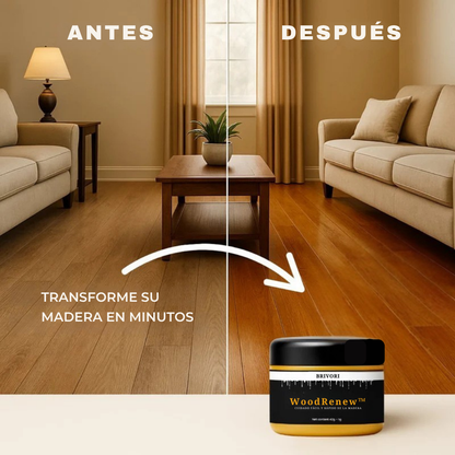 WoodRenew™ – Cera Restauradora Natural para Madera