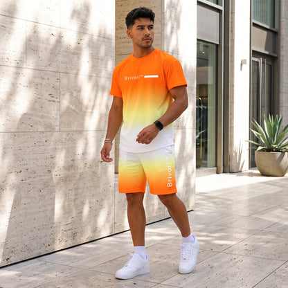 Brivori™ - Conjunto Casual de Verano con Efecto Degradado