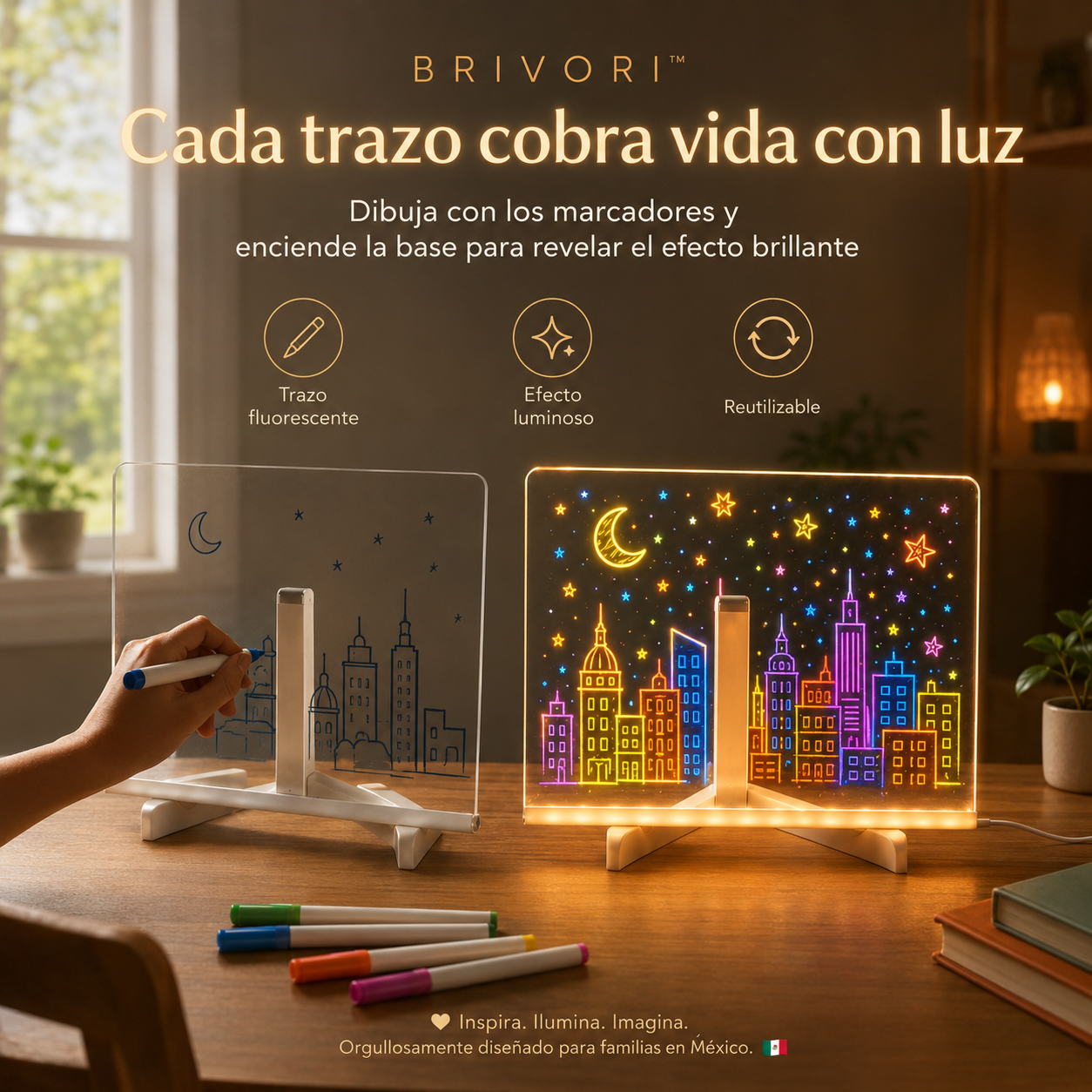 Brivori™ - Tablero LED Creativo