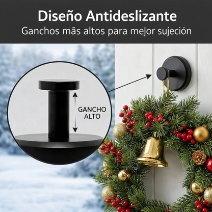 AEROLUX™ - Ganchos de succión con cierre giratorio