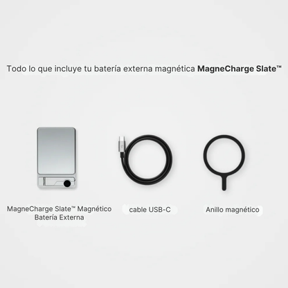 MagneCharge Slate™ – PowerBank Magnético Ultrafino