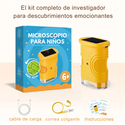 MicroScopeX™ – Microscopio Digital Infantil 1000x (+Cartas Gratis)