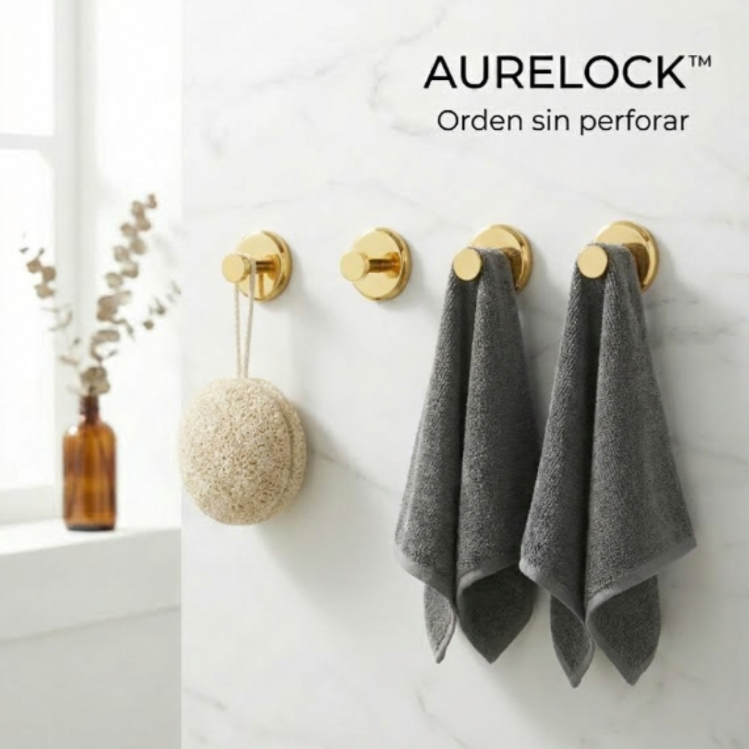 AURELOCK™ - Ganchos de succión con cierre giratorio