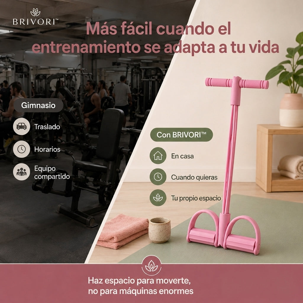 Brivori™ - Banda de Resistencia con Pedales para Ejercicio