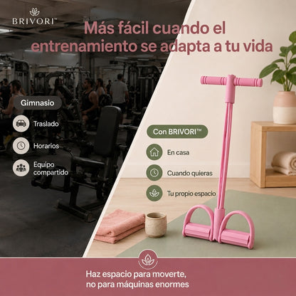 Brivori™ - Banda de Resistencia con Pedales para Ejercicio